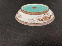 A Chinese enameled eggshell porcelain "Winter Landscape" dish, signed Yu Wenxiang, and a vase 薄胎瓷盘及人物画瓷瓶 20th century ????