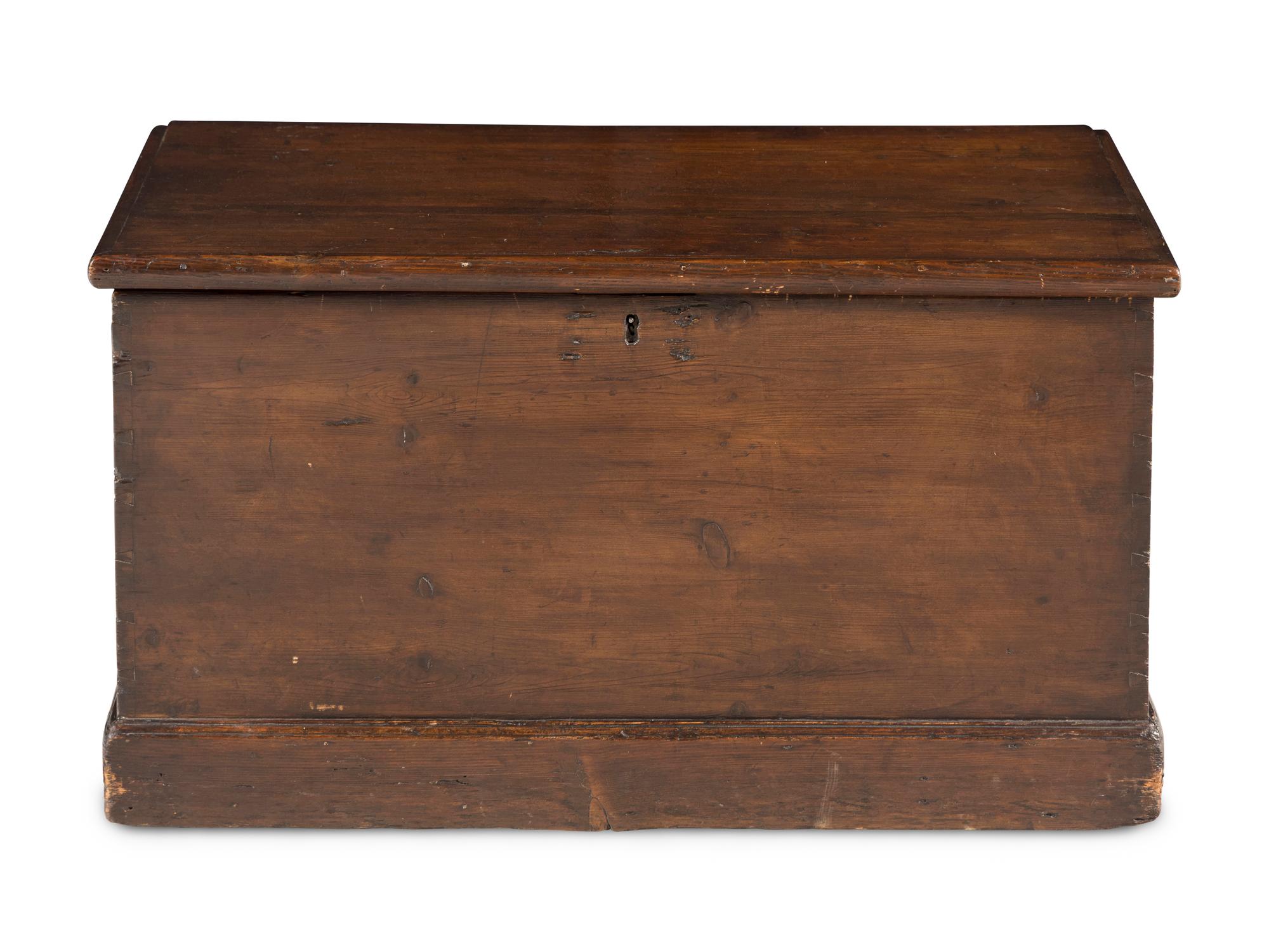 A Walnut Blanket Chest