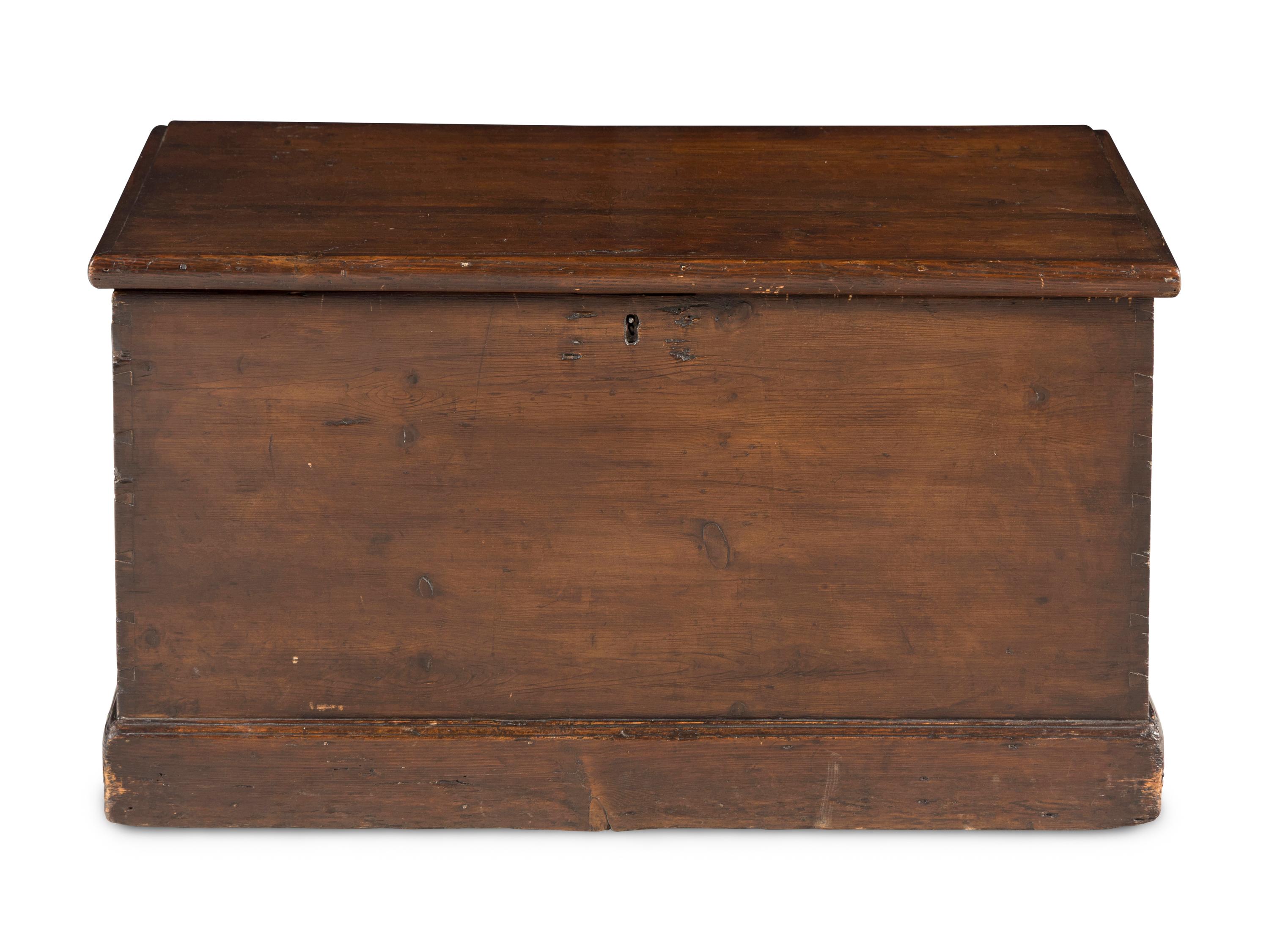 A Walnut Blanket Chest