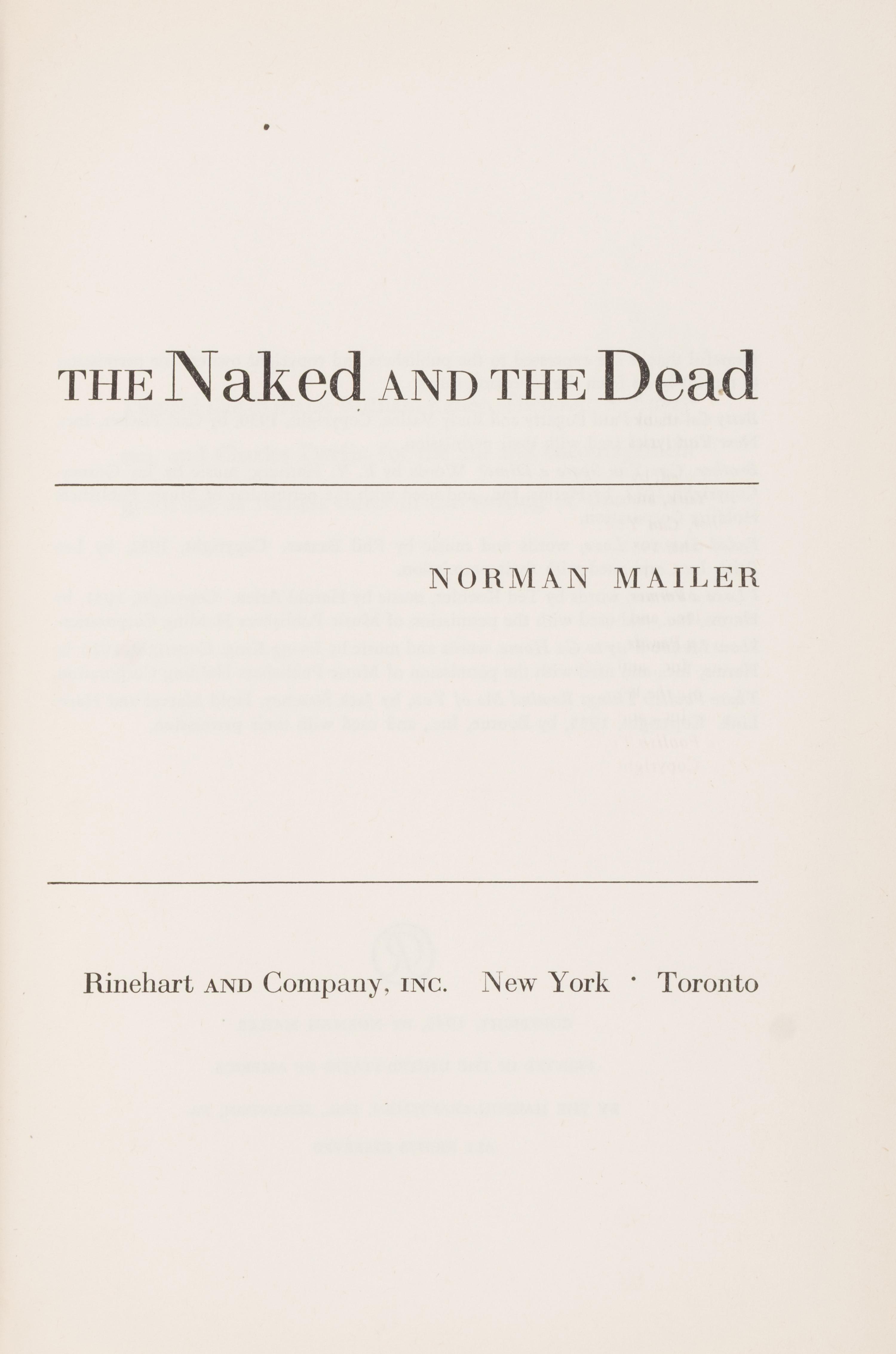[Literature] Mailer, Norman. The Naked and the Dead