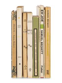 BECKETT, Samuel (1906-1989). A group of 36 works by or about Beckett, including signed copies and French editions, including: