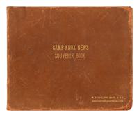 [WORLD WAR I]. Camp Knox News Souvenir Book belonging to Major William Radcliffe, Commander of the Army Quartermaster Corps at Camp Knox, KY. Ca 1919.