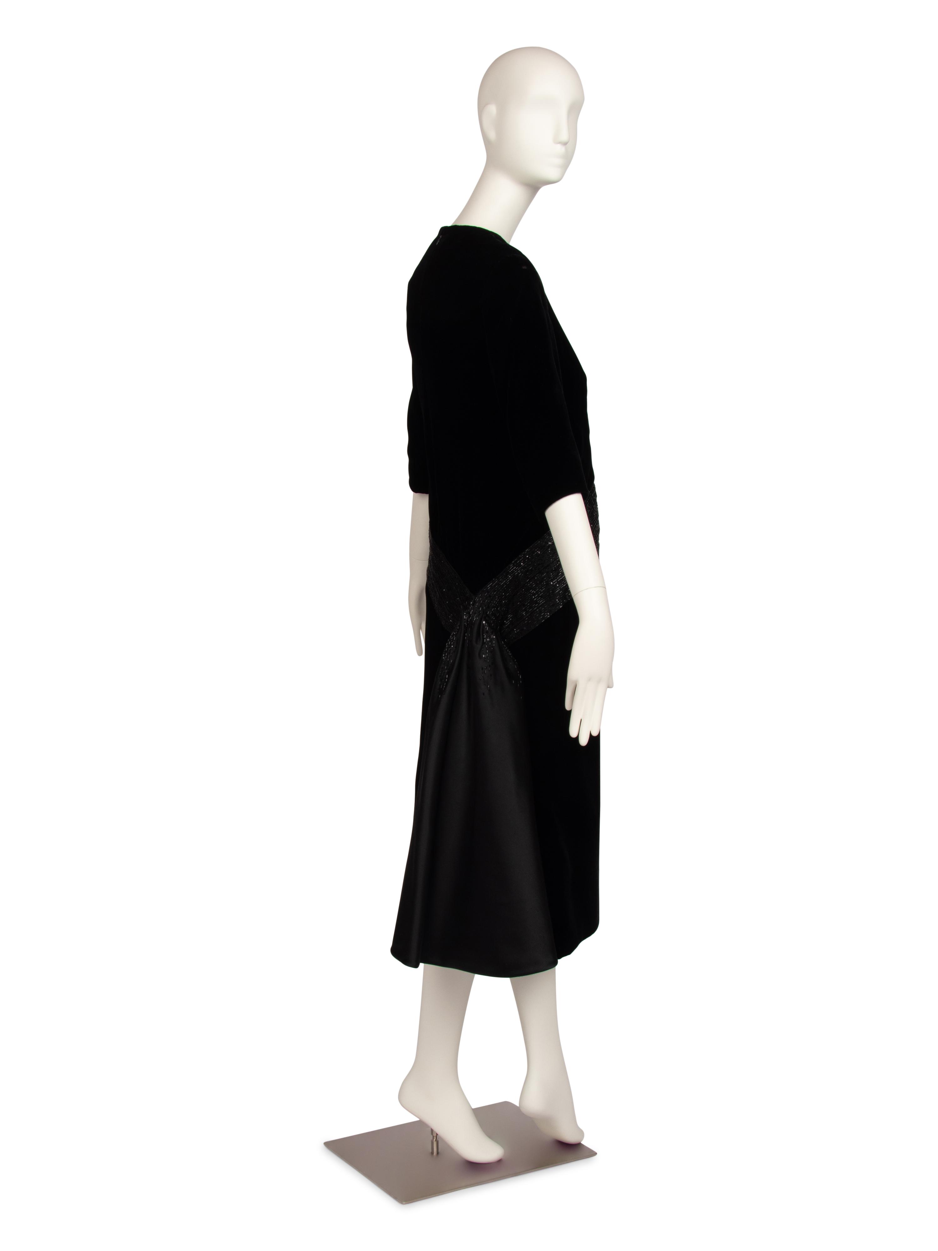 Christian Dior Haute Couture Velvet Dress, Autumn/Winter 2007-08