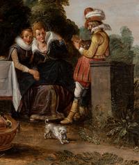 A Merry Company in a Garden
