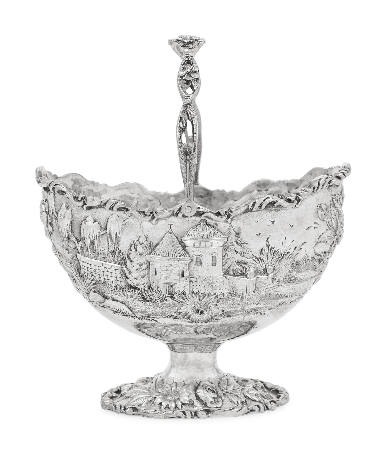 An S. Kirk & Son ' Castle' Pattern Sugar Bowl