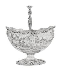 An S. Kirk & Son ' Castle' Pattern Sugar Bowl