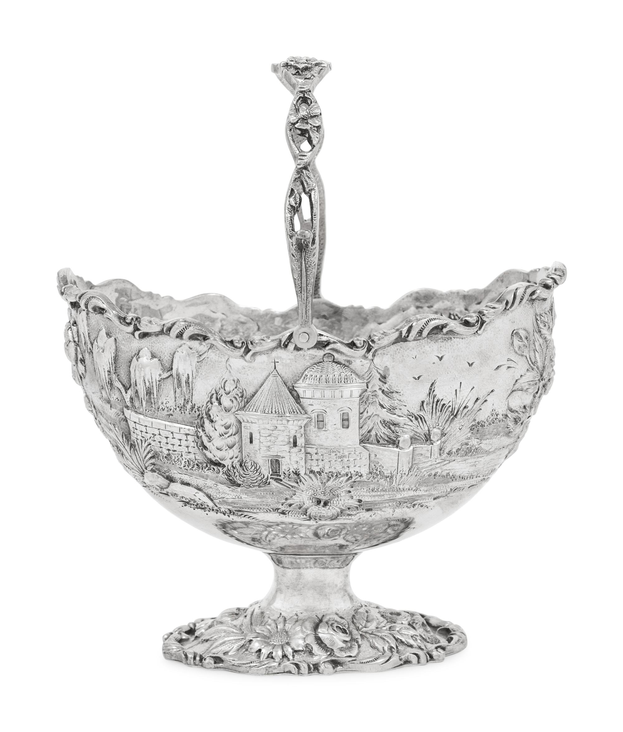 An S. Kirk & Son ' Castle' Pattern Sugar Bowl