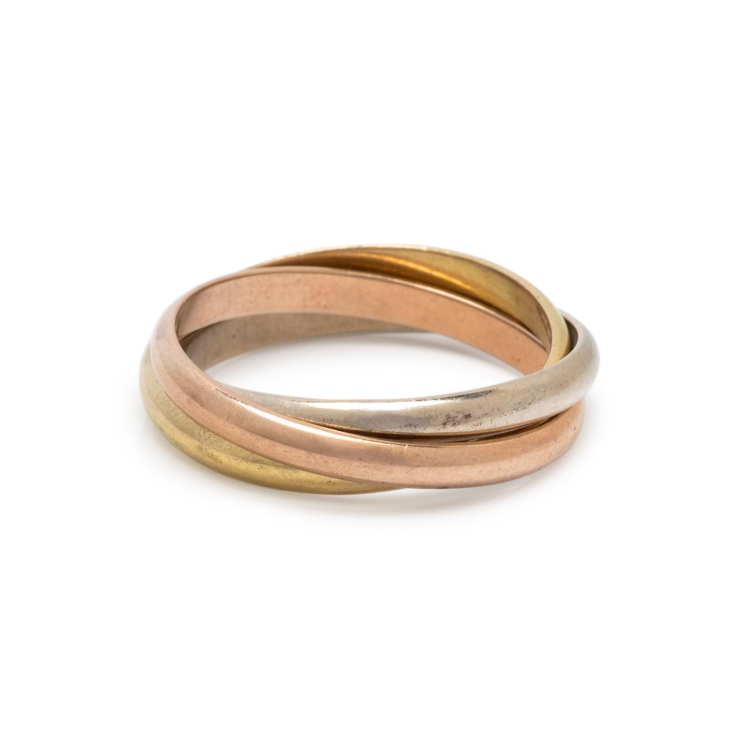 TRICOLOR GOLD RING