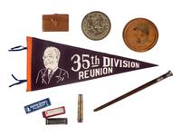 [WORLD WAR II]. A collection of 14 miscellaneous objects relating to Allied Powers, including: