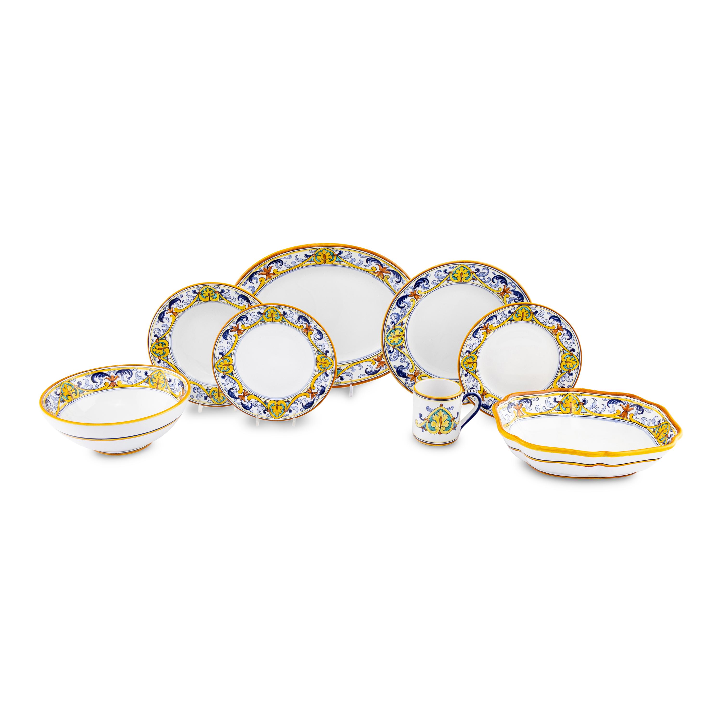 An Italian Faience Dinner Service