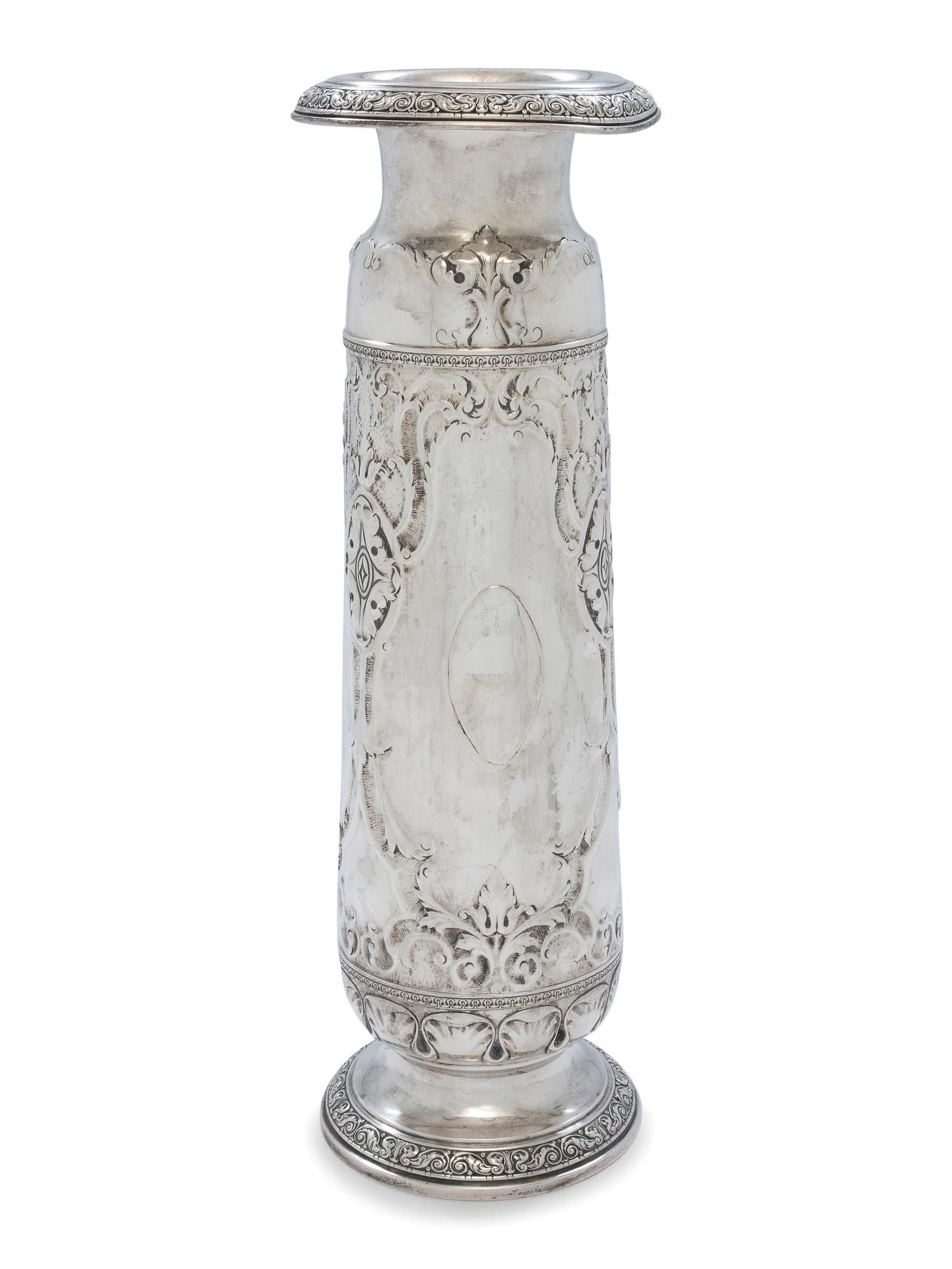 An American Silver Vase