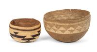 A Hupa Twined Hat/Basket Height 3 1/2 x diameter 5 1/2 inches. — SECOND QUARTER 20TH CENTURY