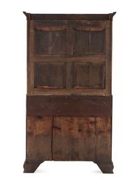 A George III Mahogany Bureau Bookcase