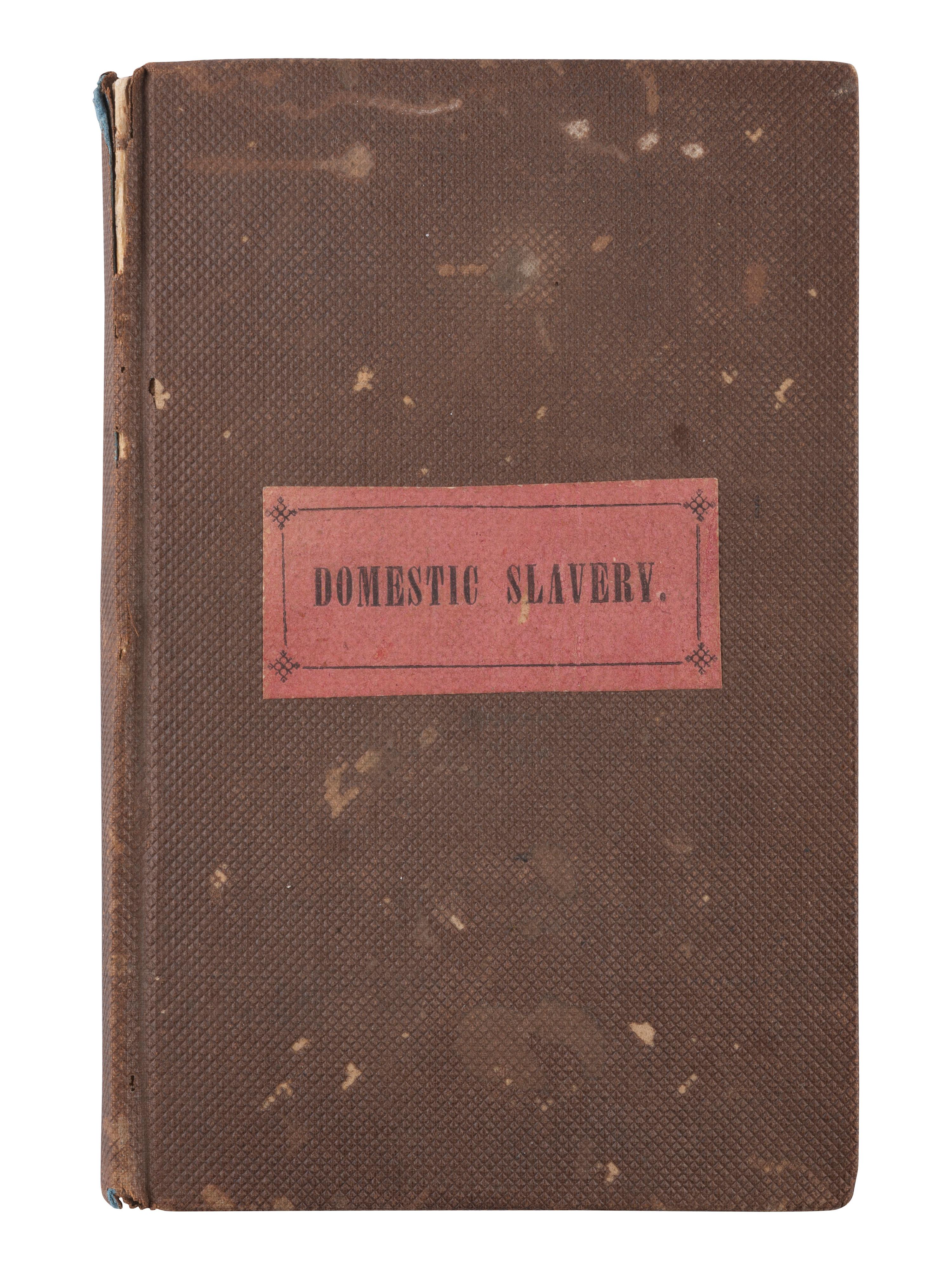 [SLAVERY & ABOLITION]. A group of 2 titles regarding enslavement, incl. Phelps' Lectures on Slavery and its Remedy . Boston, MA: New England Anti-Slavery Society, 1834.