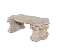A Cast Stone Low Table