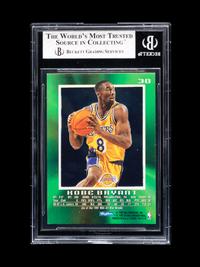 A 1996-97 Skybox E-X2000 Kobe Bryant Rookie Basketball Card No. 30 (BGS 7 NM)