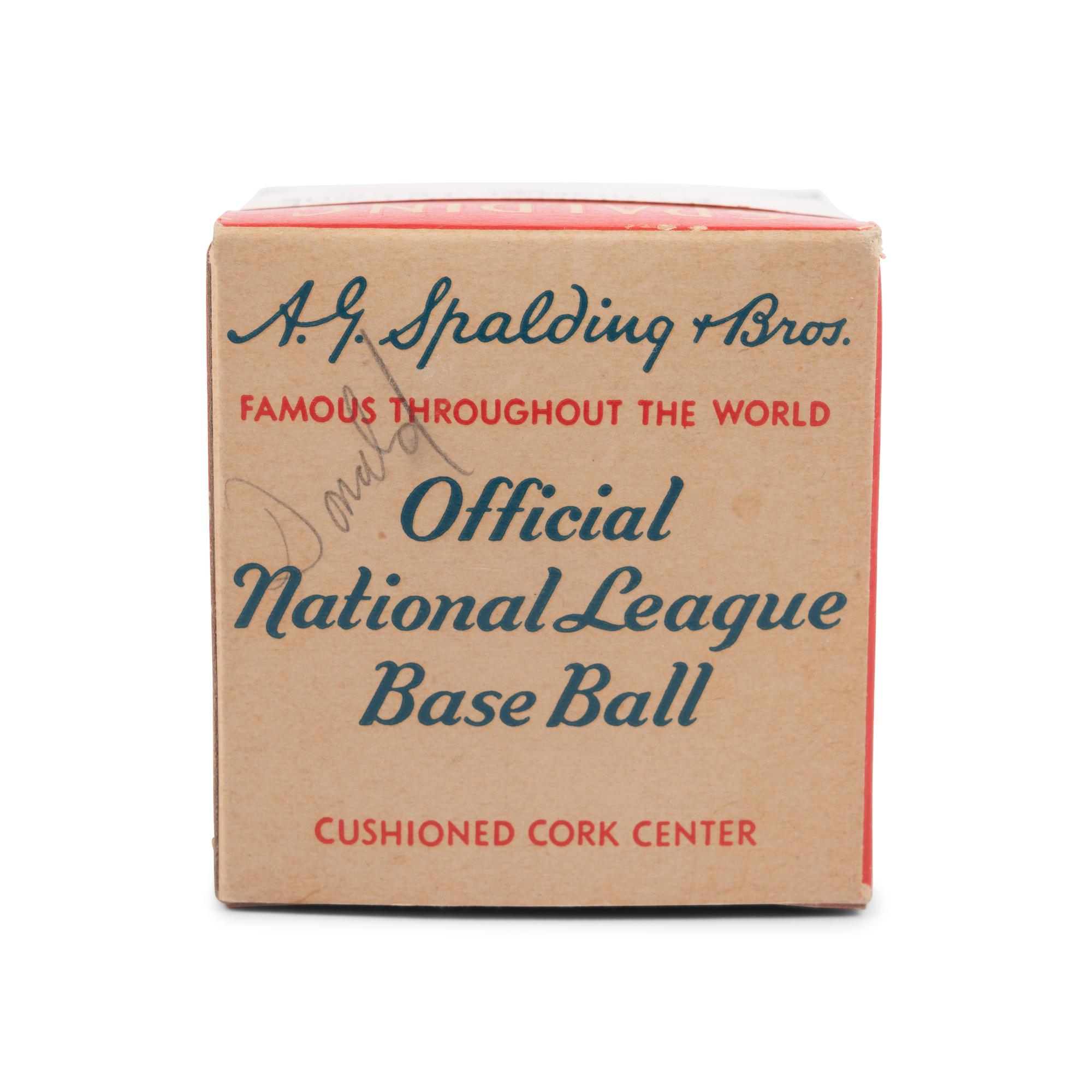 An Original, Unused 1952-57 Spalding Official National League Baseball (Warren Giles, Pres.) in Sealed Box