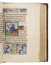 FOLLOWER OF LOYSET LIÉDET (active 1448–1478) and THE MASTER OF EDWARD IV (active 1470–1490) with FOLLOWER OF WILLEM VRELANT (active 1454–1481) Book of Hours, in Latin, illuminated manuscript on parchment [Southern Netherlands, Bruges, c. 1480]