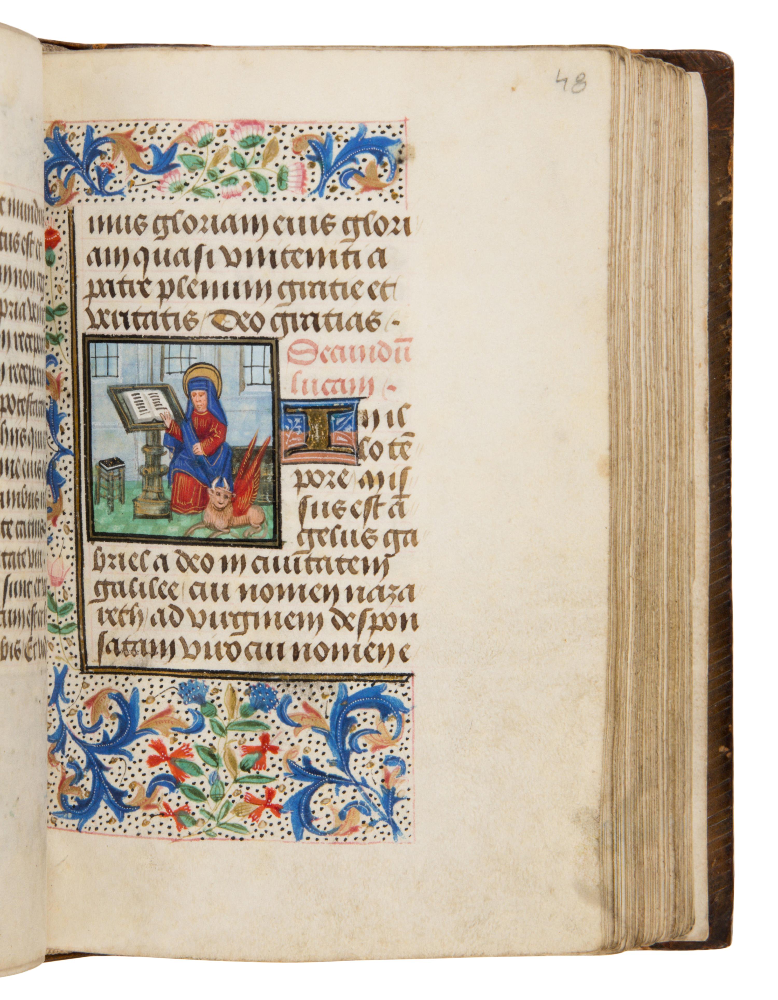 FOLLOWER OF LOYSET LIÉDET (active 1448–1478) and THE MASTER OF EDWARD IV (active 1470–1490) with FOLLOWER OF WILLEM VRELANT (active 1454–1481) Book of Hours, in Latin, illuminated manuscript on parchment [Southern Netherlands, Bruges, c. 1480]