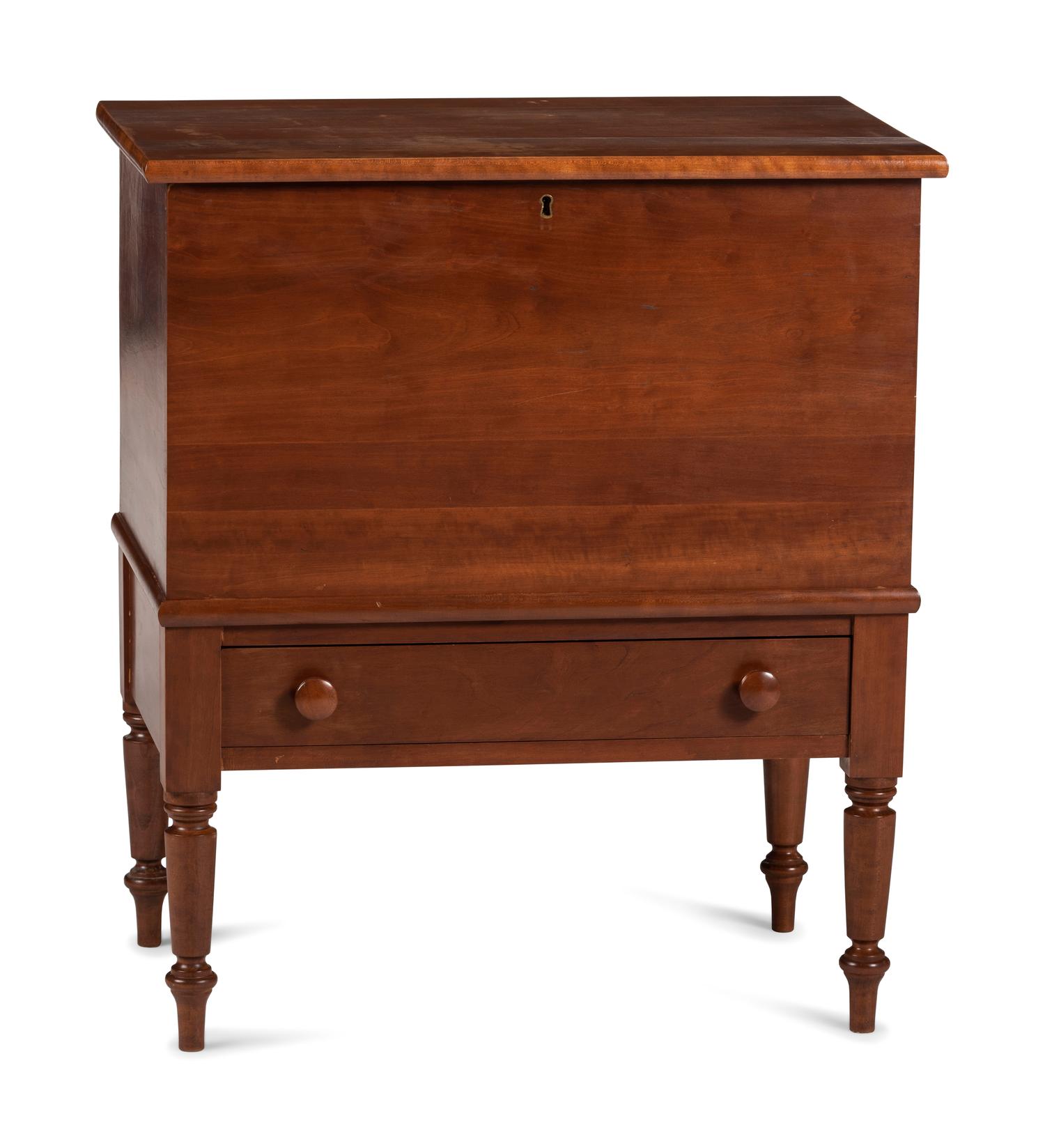 A Modern Southern Cherrywood Sugar Chest