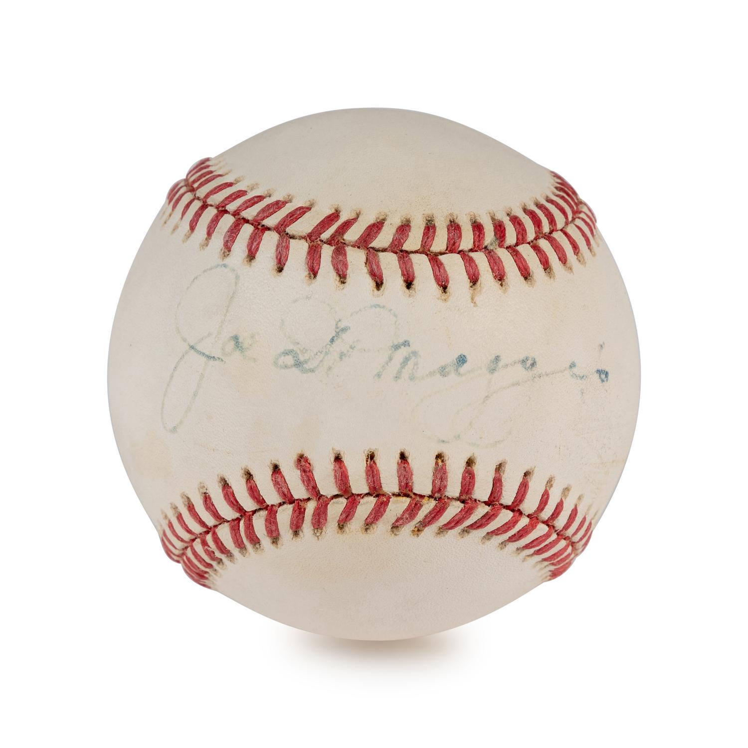 A Joe DiMaggio Signed Autograph Baseball (Beckett Authentication Services)