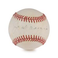 A Joe DiMaggio Signed Autograph Baseball (Beckett Authentication Services)