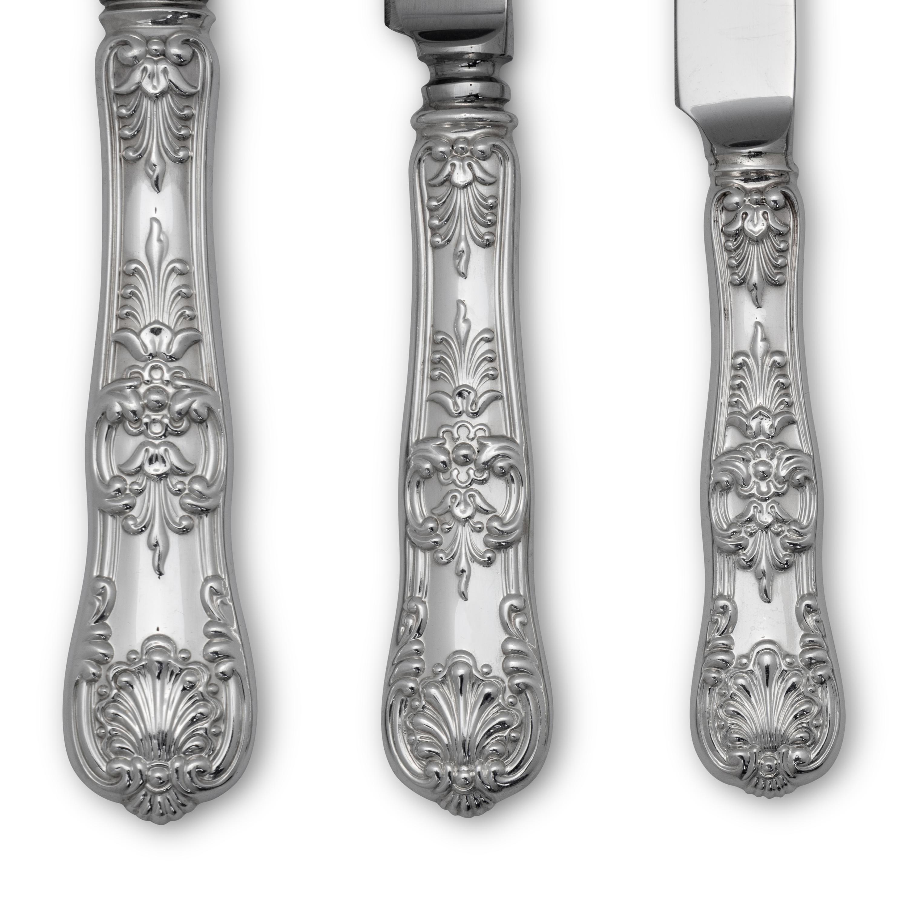 A Tiffany and Co. English King Silver Flatware Service