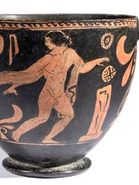A Lucanian Red-Figured Skyphos