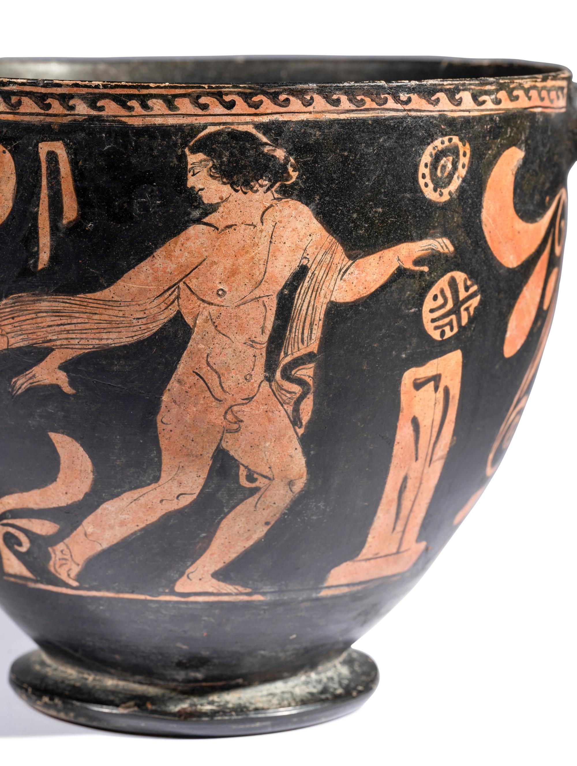 A Lucanian Red-Figured Skyphos