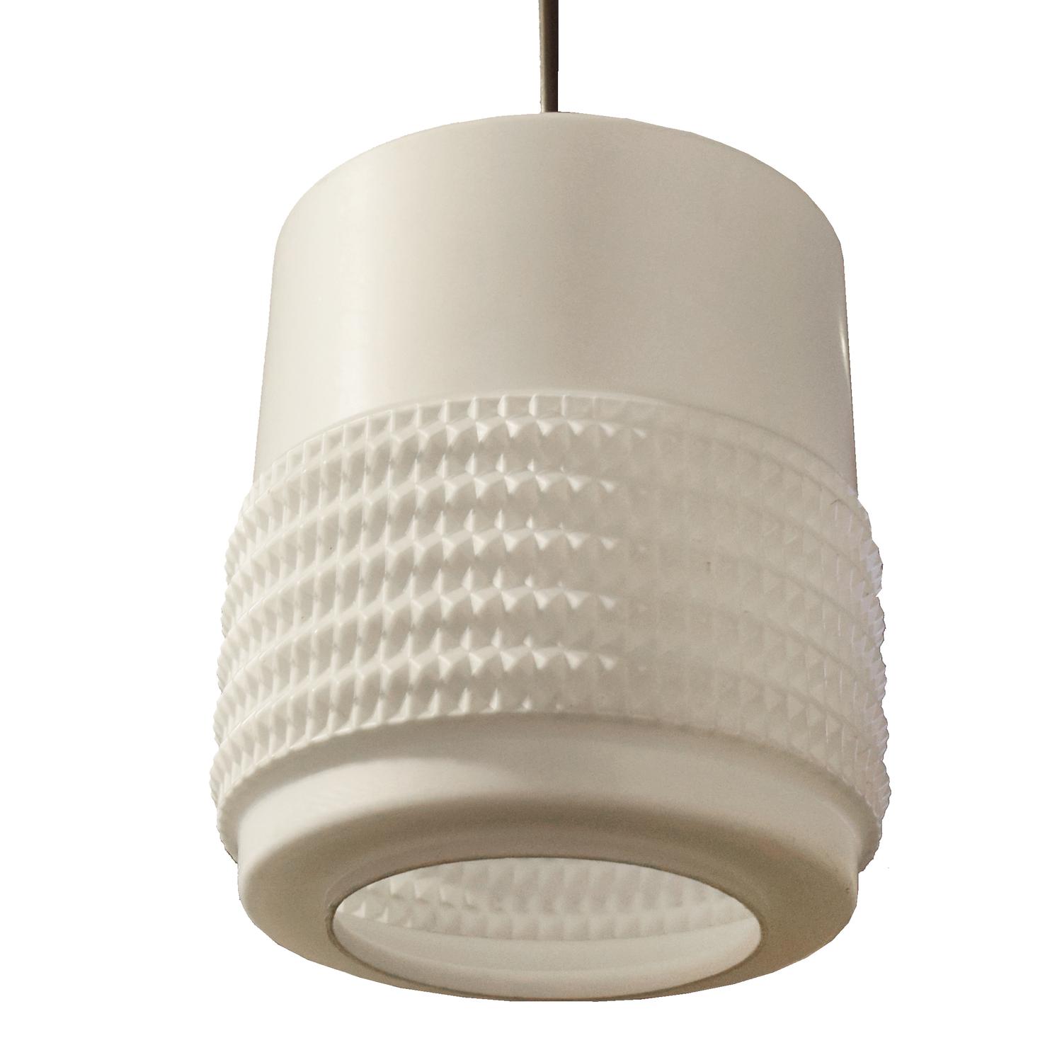 A Pair of Mid-Century Light Fixtures 10" W x 10" D x 51" H — Czech Republic, Mid-20th Century