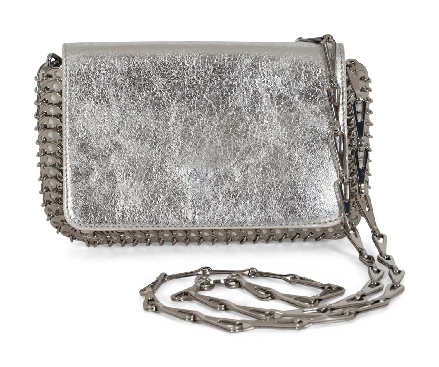 Paco Rabanne Silver Shoulder Bag