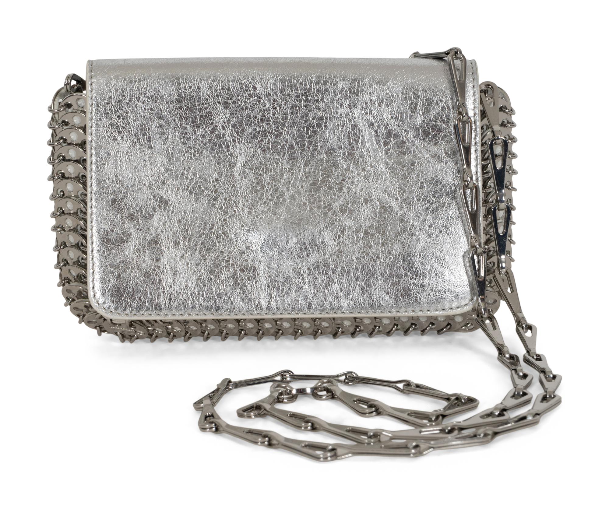 Paco Rabanne Silver Shoulder Bag
