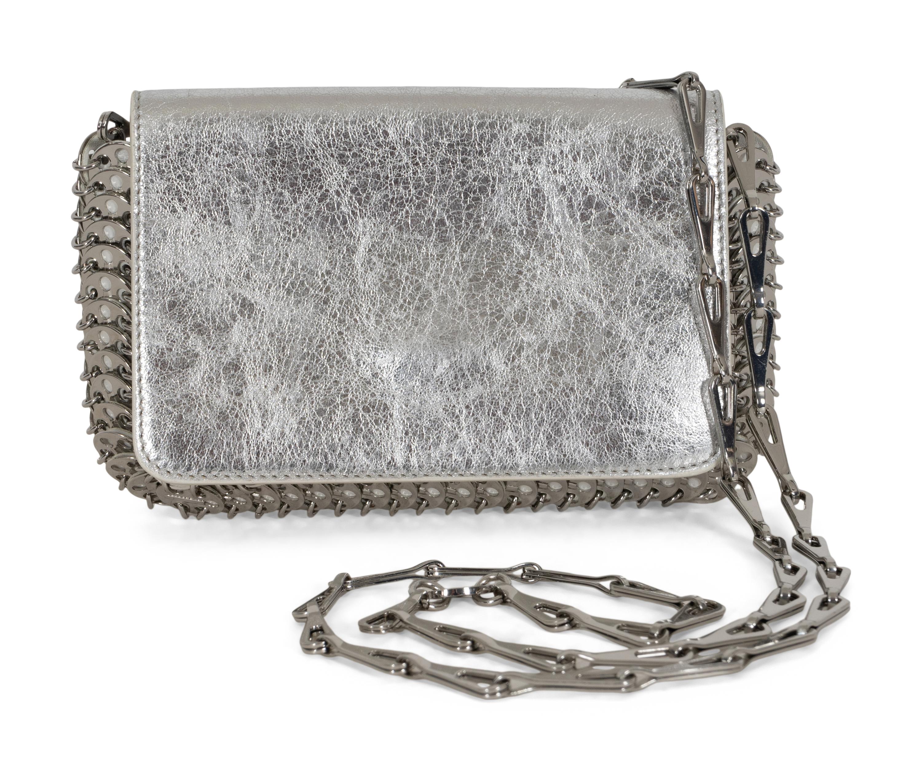 Paco Rabanne Silver Shoulder Bag