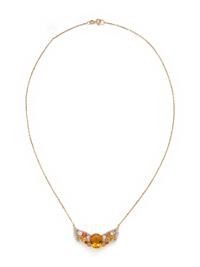 MULTIGEM AND DIAMOND NECKLACE