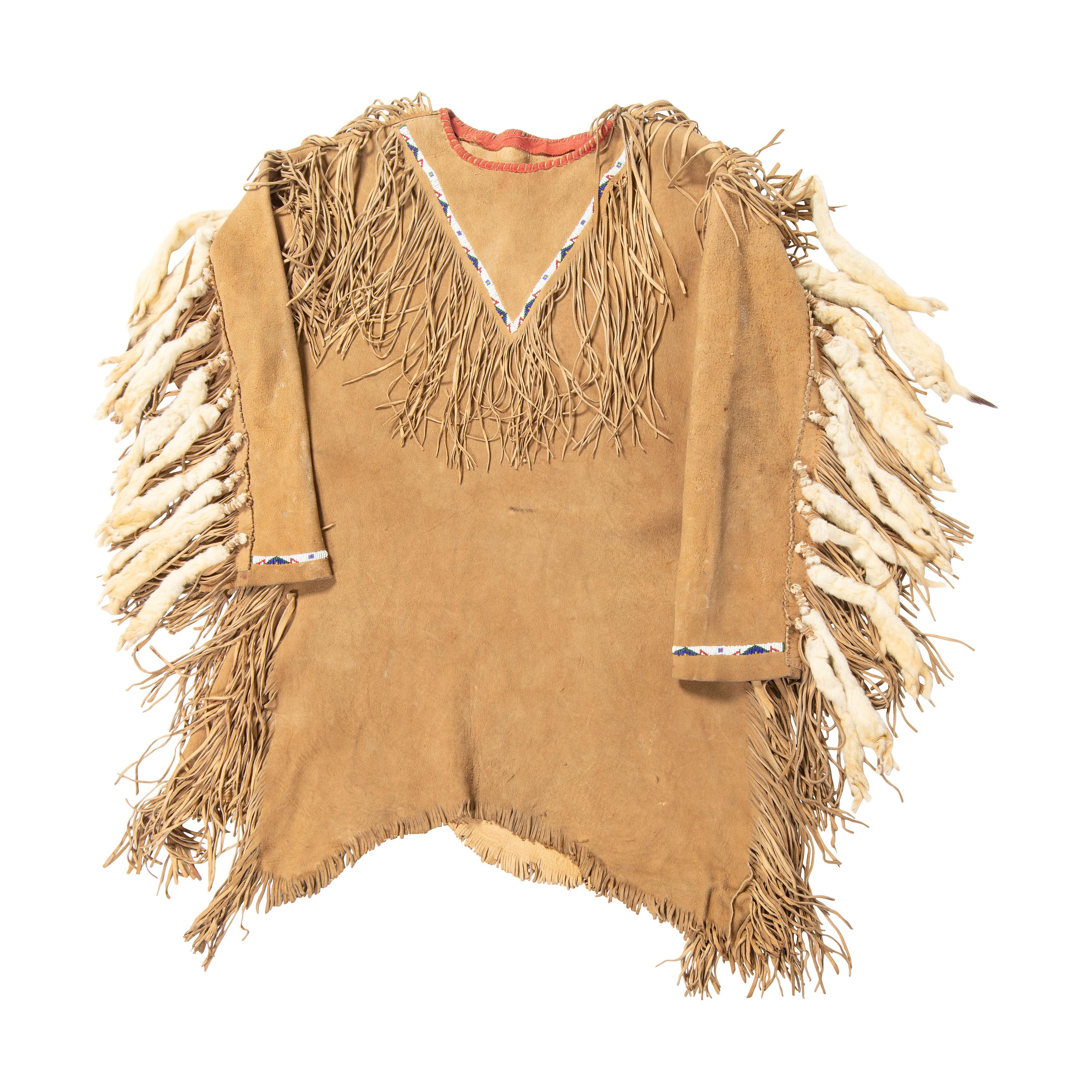 Plains-Style Hide Dance Shirt and Leggings