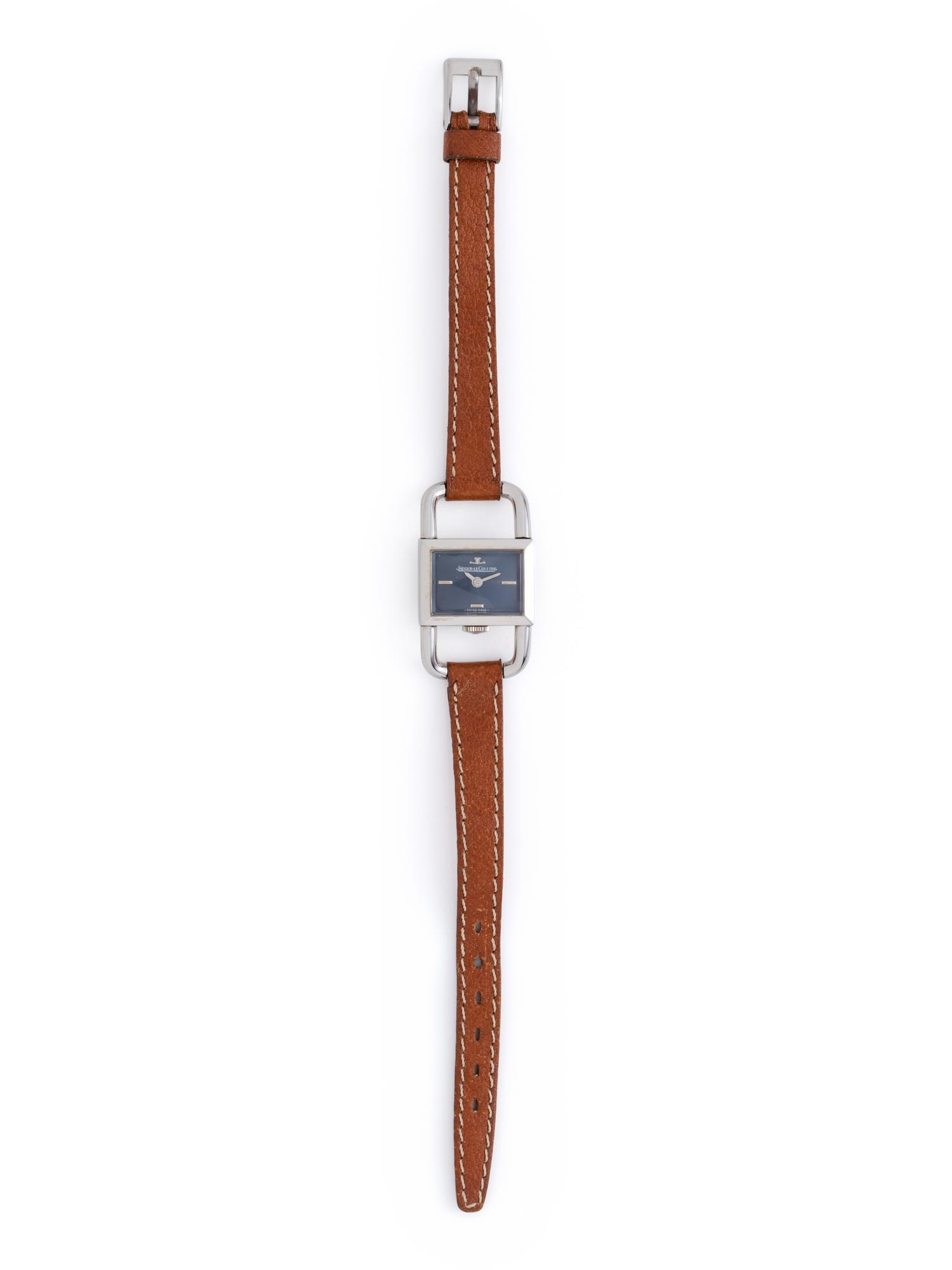 JAEGER-LeCOULTRE, STAINLESS STEEL WRISTWATCH