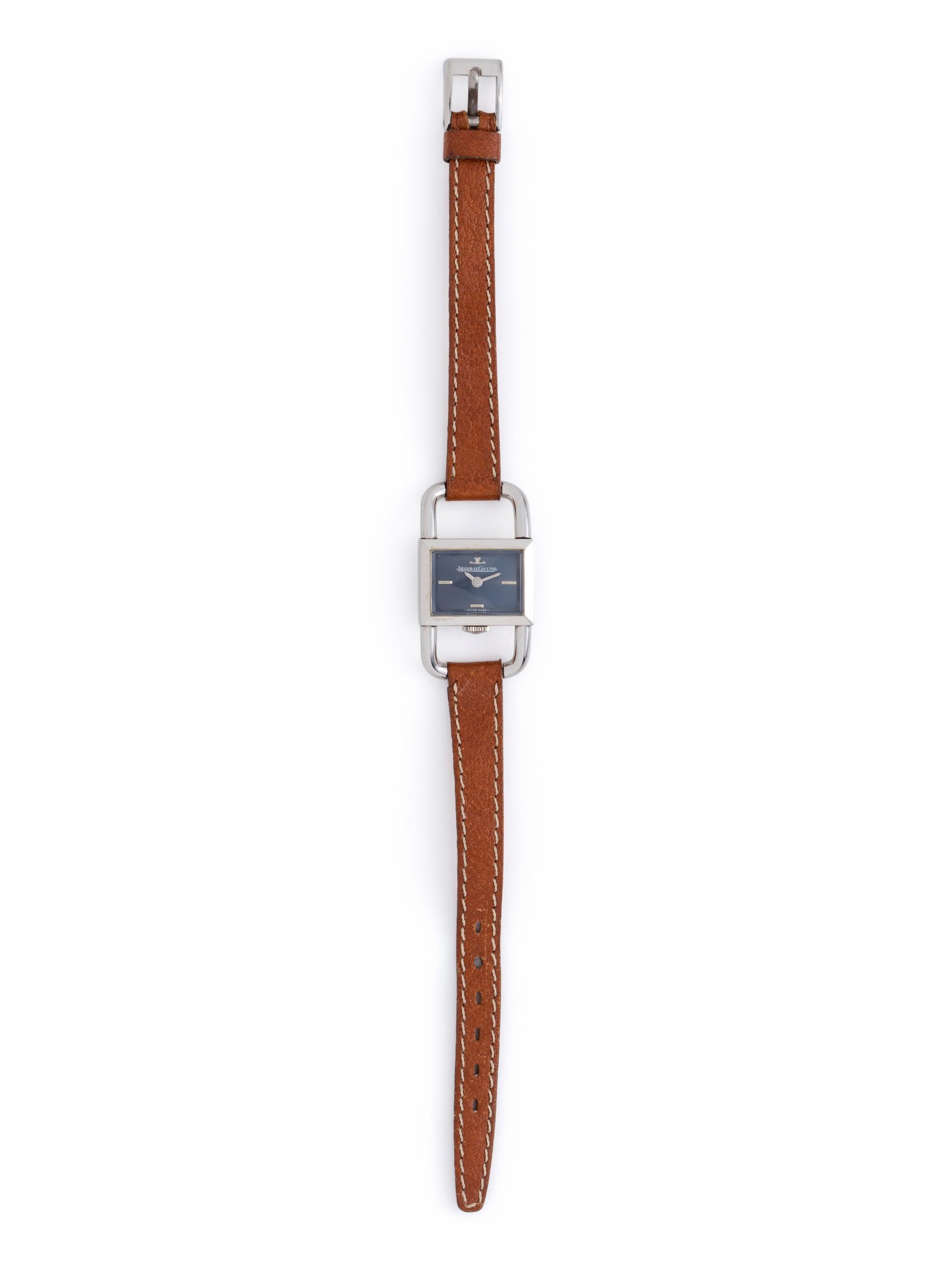 JAEGER-LeCOULTRE, STAINLESS STEEL WRISTWATCH