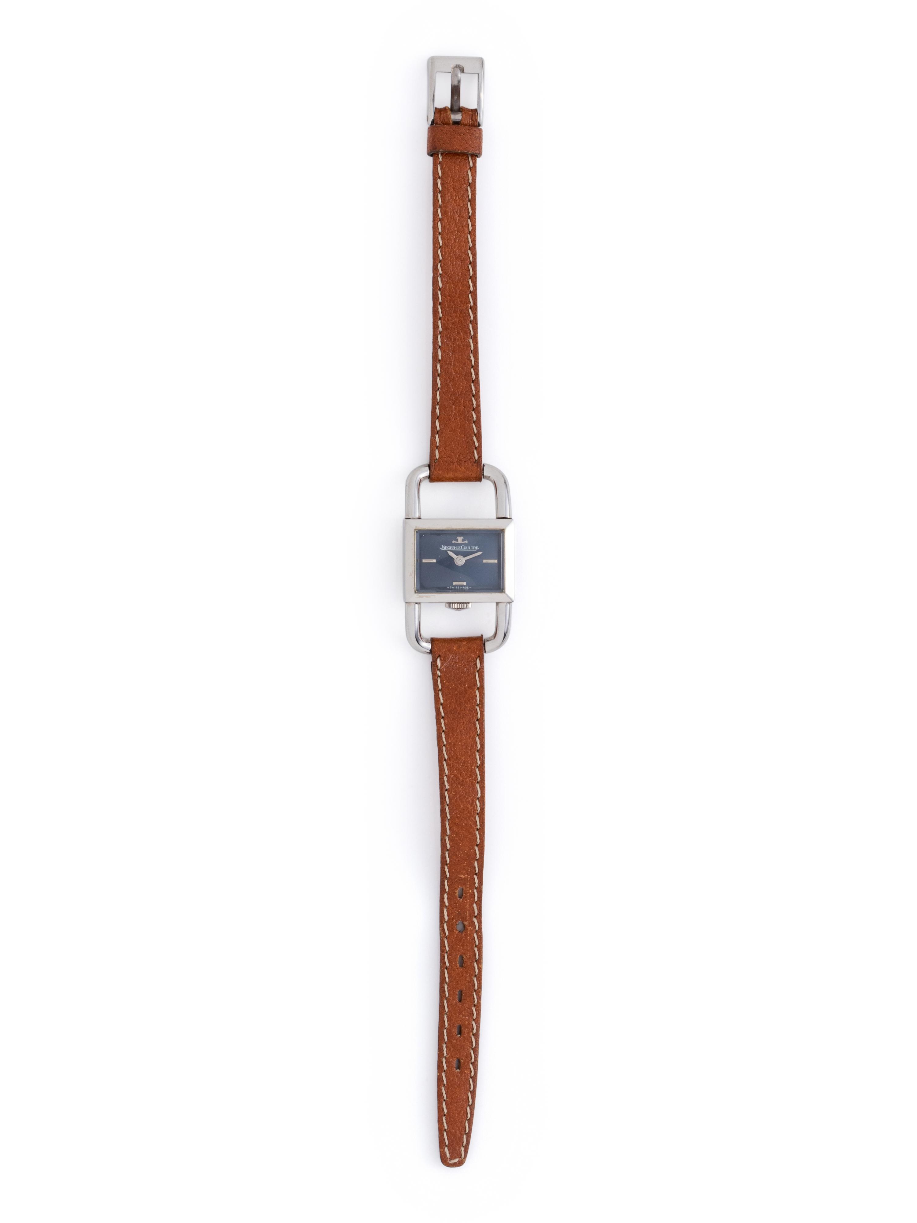 JAEGER-LeCOULTRE, STAINLESS STEEL WRISTWATCH