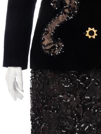Two Givenchy Velvet Evening Ensembles, 1980-2000s