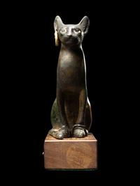 An Egyptian Bronze Cat