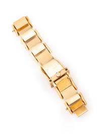 RETRO, YELLOW GOLD AND DIAMOND WATCH