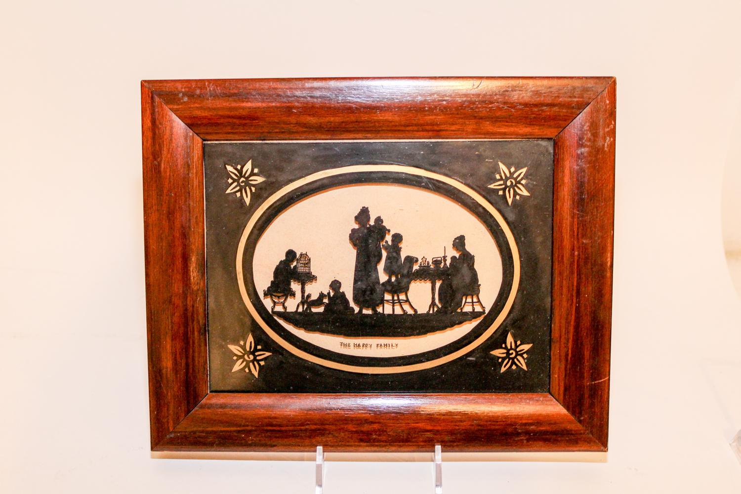 An American Silhouette on Glass., ,