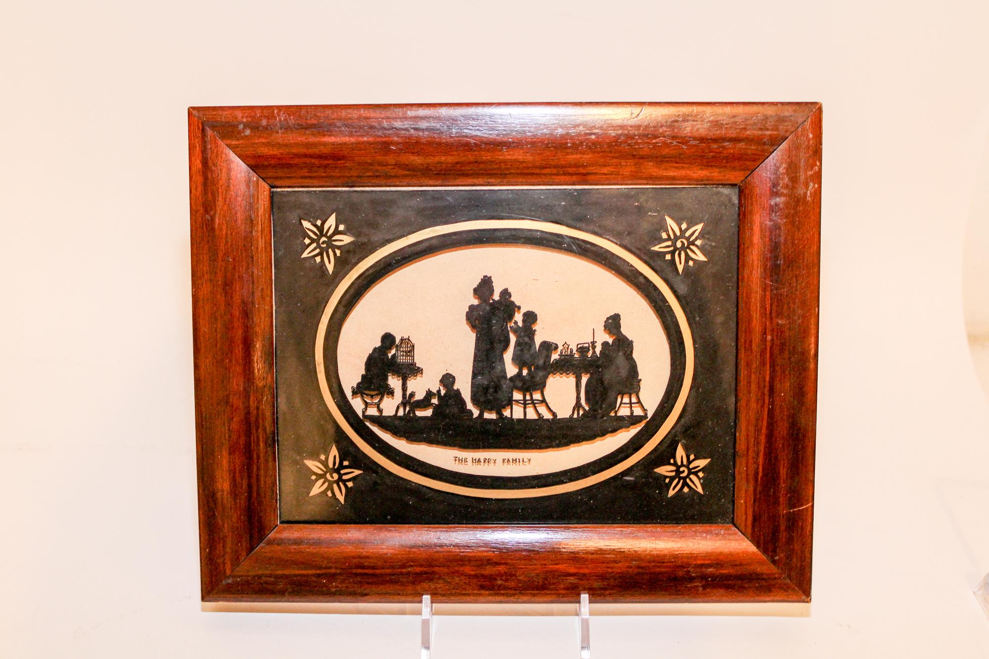 An American Silhouette on Glass., ,