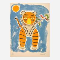 Henri Hecht Maïk (French, 1922-1993) Un Chant d’Oiseau