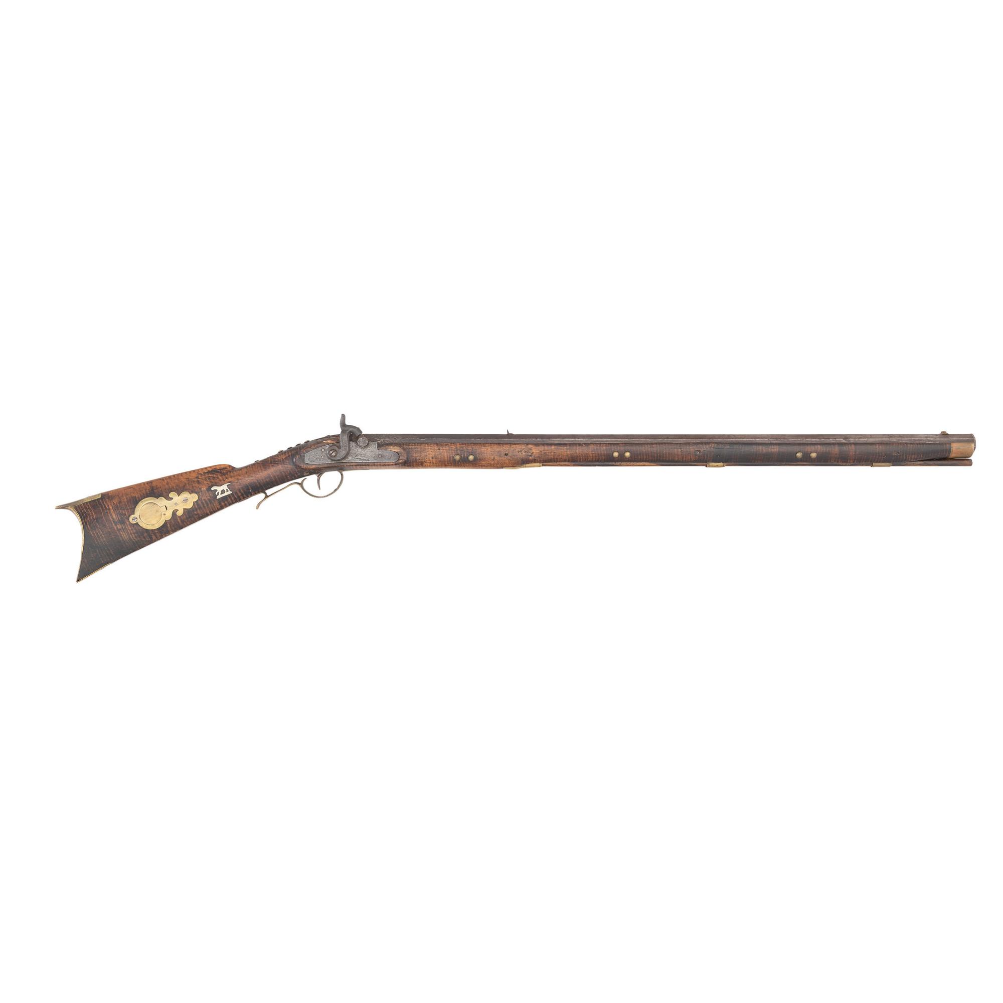 Tacked Fullstock Percussion Trade Rifle by Leman