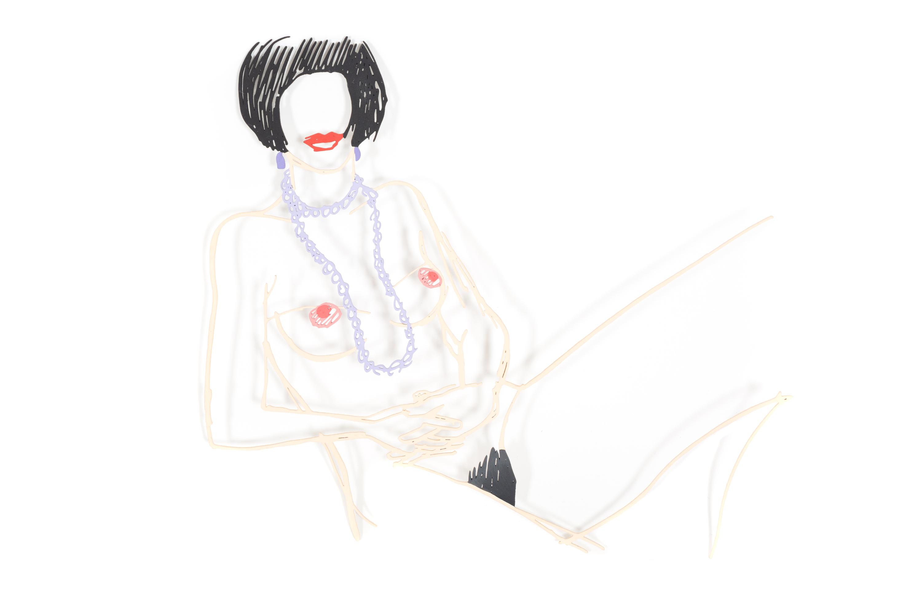 Monica with Necklace, Hands Folded , 1985-1990