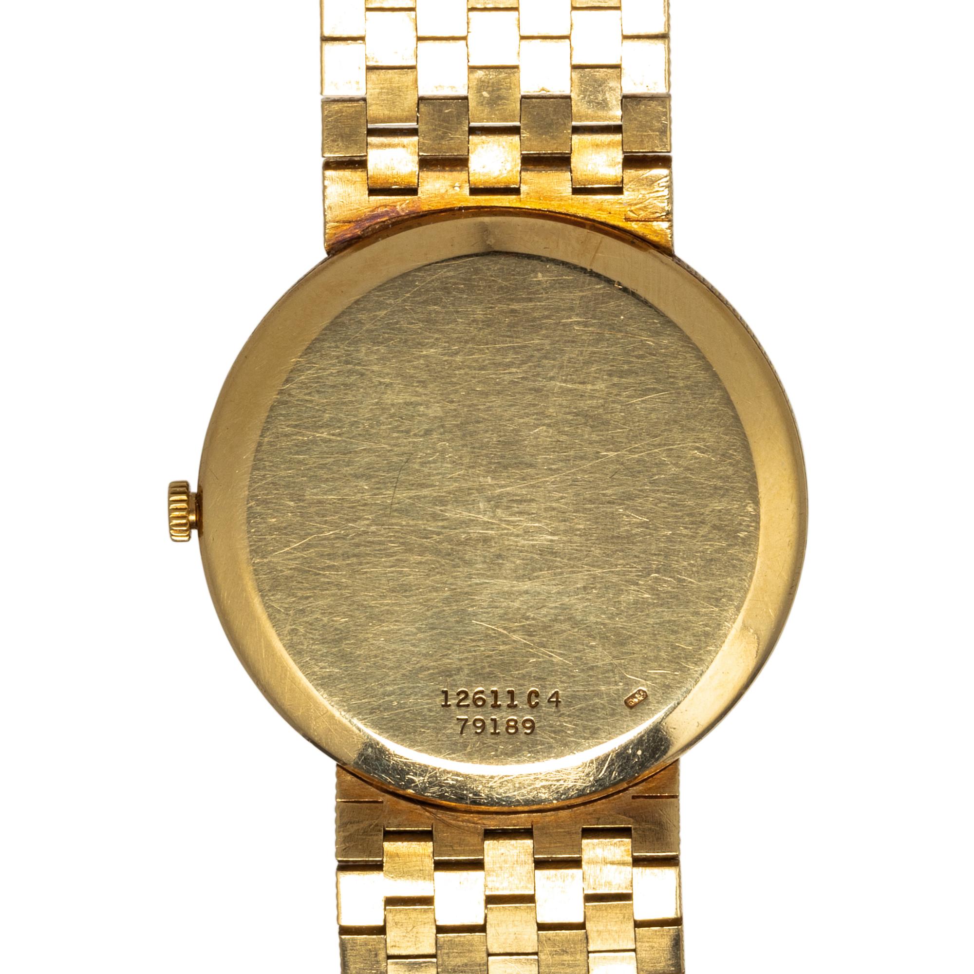 PIAGET, 18K YELLOW GOLD WRIST WATCH