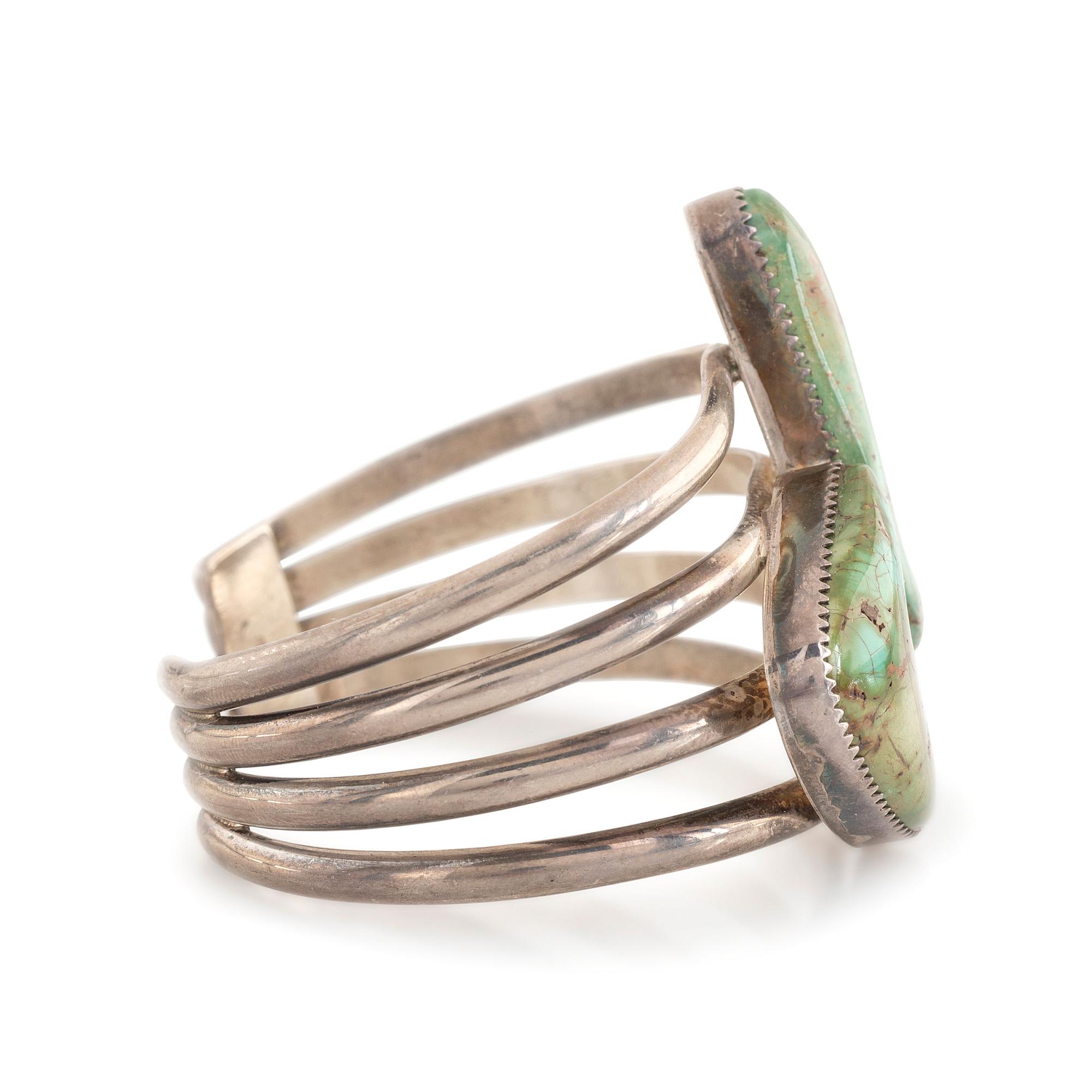 Sterling Silver and Turquoise Cuff Bracelet