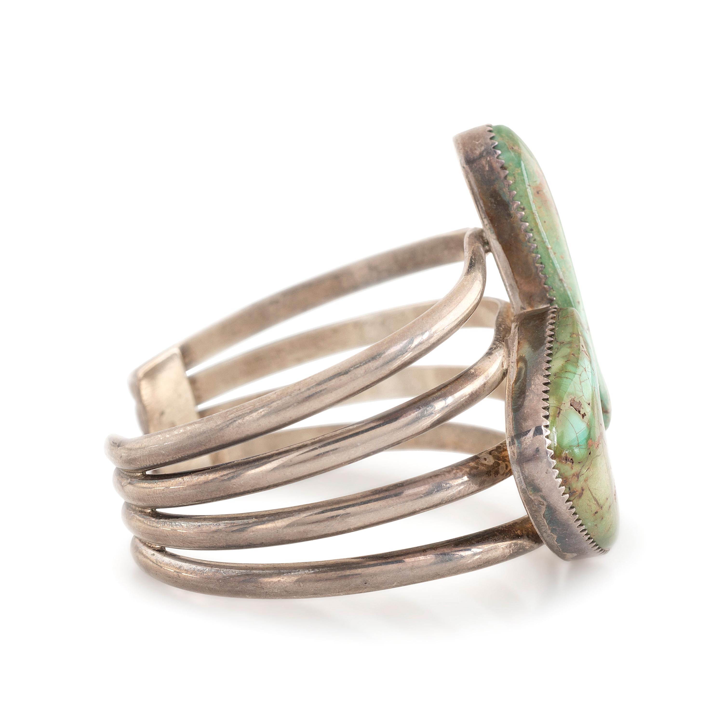 Sterling Silver and Turquoise Cuff Bracelet