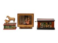 Two Automata and a Manivelle Music Box